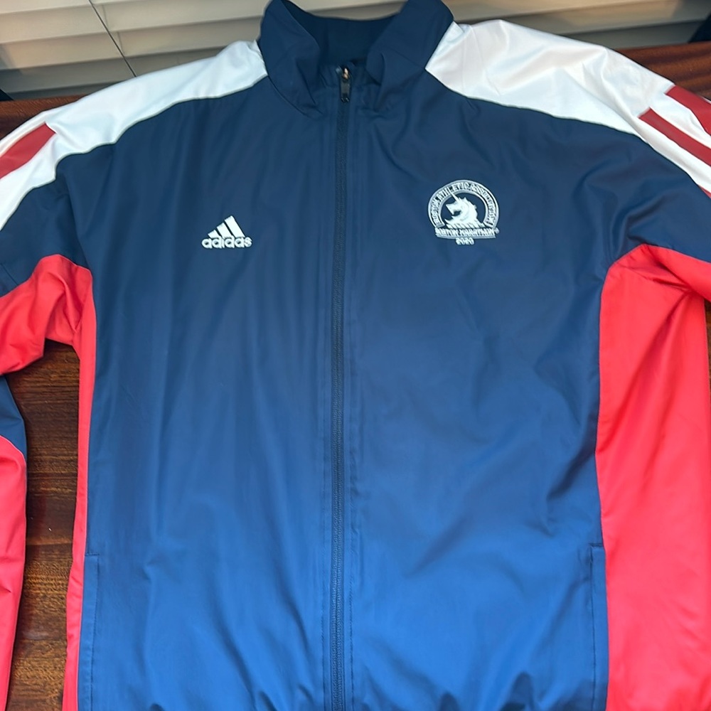 2020 Adidas Boston marathon rain jacket